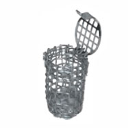 8 Mesh Basket Sinker, 316 SS, 1.06” (26.9mm) L x .62” (15.7mm) W capacity DLHBSK00801